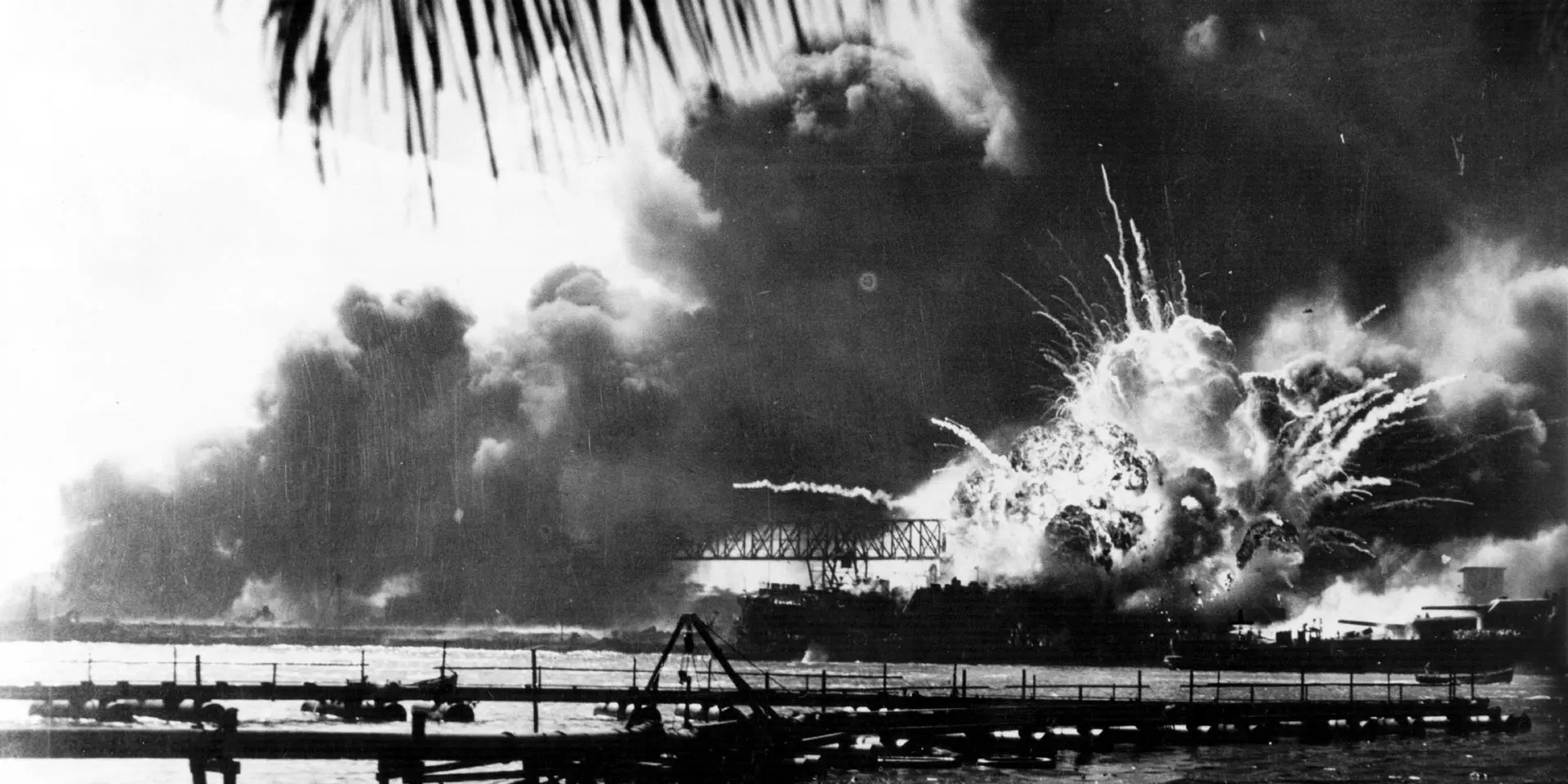 The attack on Pearl Harbor. Keystone/Getty Images